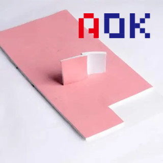 Silicone Thermal Sheet CPU , Odorless Electrical Insulation Sheet Material