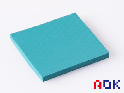 Green Rubber Heat Thermal Conductive Pad Heatproof Weather Resistant